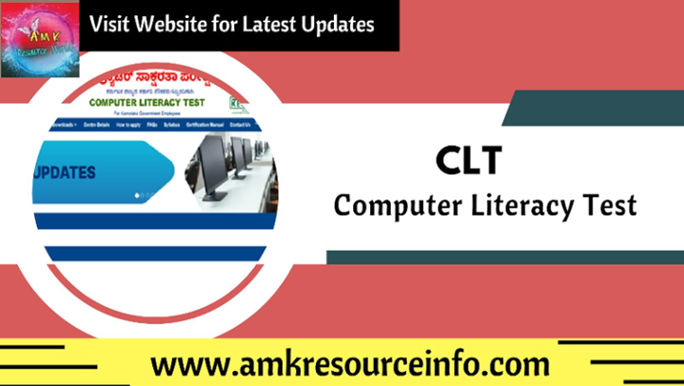 Computer Literacy Test (CLT) 2023 Slot Bookings Open - AMK RESOURCE WORLD