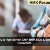 Karnataka Pry & High School CRP, BRP, ECO & Specified Posts Exam 2025 Applications Open