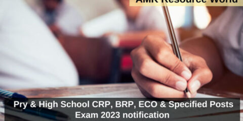 Pry & High School CRP, BRP, ECO & Specified Posts Exam 2023 notification released
