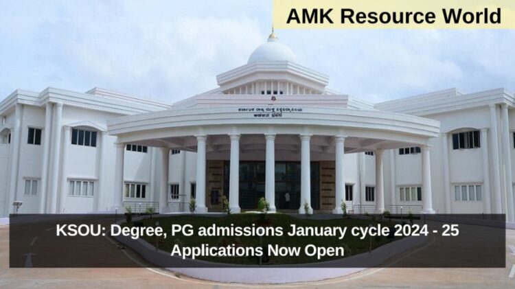 KSOU: Degree, PG admissions January cycle 2024 - 25 Applications Now Open