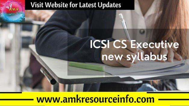 ICSI CS Executive new syllabus