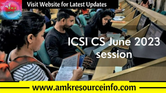 ICSI CS June 2023 session