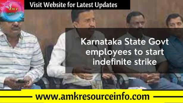 Karnataka State Govt employees to start indefinite strike