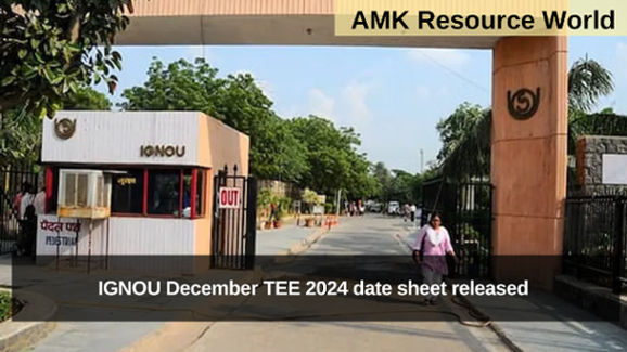 IGNOU December TEE 2024 date sheet released