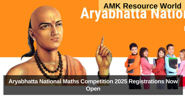 Aryabhatta National Maths Competition 2025 Registrations Now Open