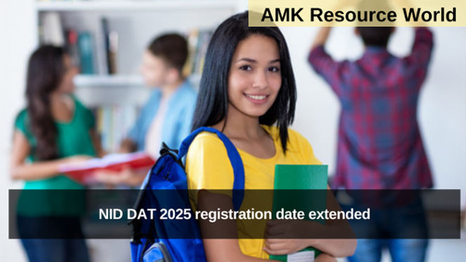 NID DAT 2025 registration date extended