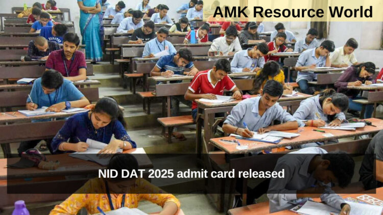 NID DAT 2025 admit card released