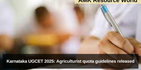 Karnataka UGCET 2025: Agriculturist quota guidelines released