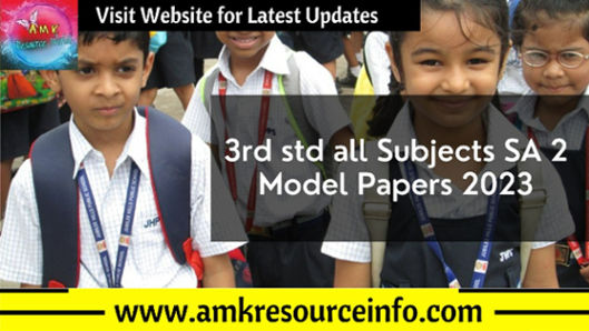 Karnataka State 6th std (Kannada Medium) Summative Assessment Examination Model Papers for the year 2022 - 23