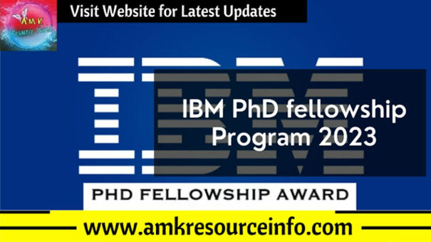 IBM PhD fellowship Program 2023