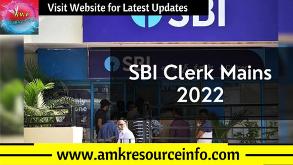 SBI Clerk Mains 2022