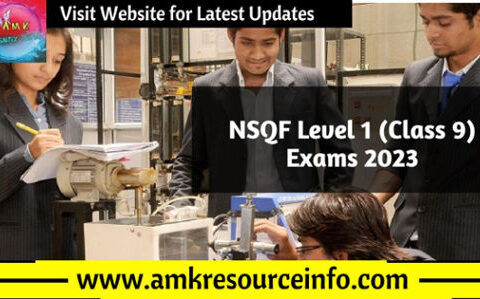 NSQF Level 1 (Class 9) Exams 2023