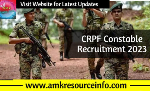 CRPF Constable Recruitment 2023 Notification released