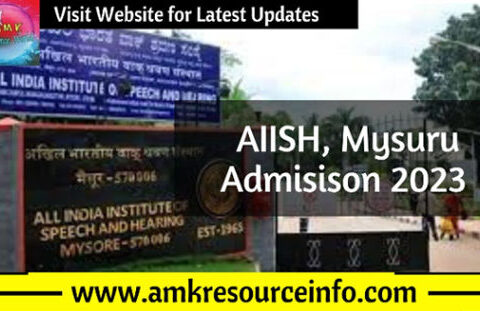 AIISH, Mysuru Admisison 2023