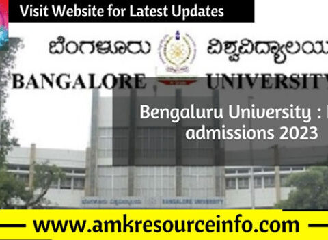 Bengaluru University : Ph.D admissions 2023
