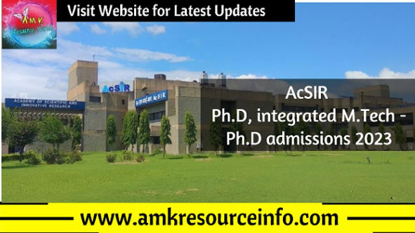 Academy of Scientific & Innovative Research (AcSIR)
