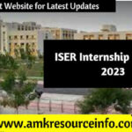 ISER Internship Program 2023