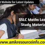 SSLC Maths Last Minute Study Materials 2023