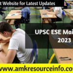 UPSC ESE Main Exam 2023