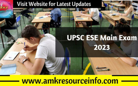UPSC ESE Main Exam 2023
