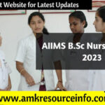 AIIMS B.Sc Nursing Exam 2023