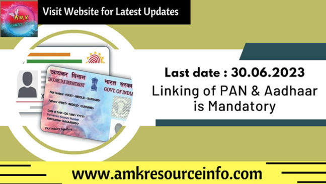 Linking of PAN & Aadhaar is Mandatory