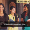 ICMAI CMA December 2024 Exam Dates out