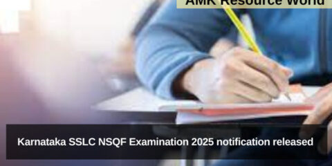 Karnataka SSLC NSQF Examination 2025 notification released