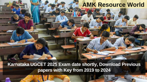 Karnataka UGCET 2025 Exam date shortly, Download Previous papers with Key from 2019 to 2024