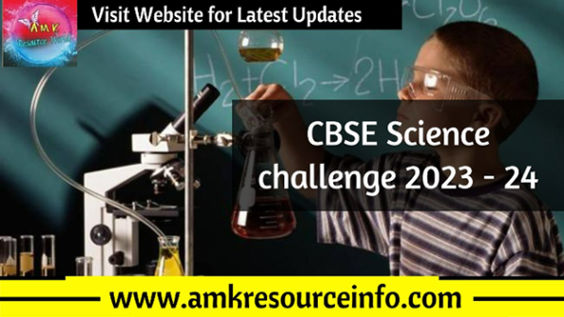 CBSE Science challenge 2023 - 24