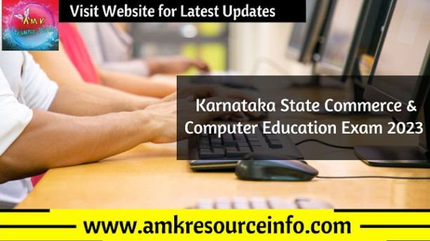 Karnataka State Commerce & Computer Education Exam 2023