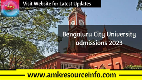 Bengaluru City University admissions 2023