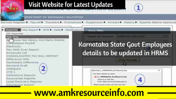 Karnataka State Govt Employees details to be updated in HRMS