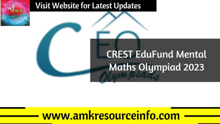 CREST EduFund Mental Maths Olympiad 2023