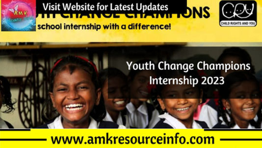 Youth Change Champions Internship 2023