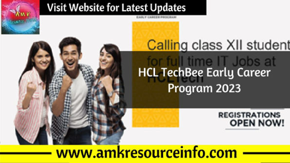 HCL TechBee Early Career Program 2023
