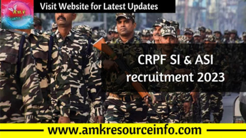 CRPF SI & ASI recruitment