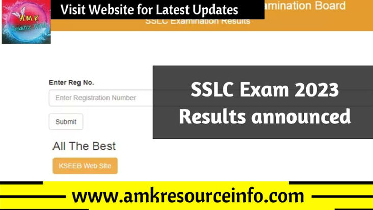 SSLC Exam 2023 results announced