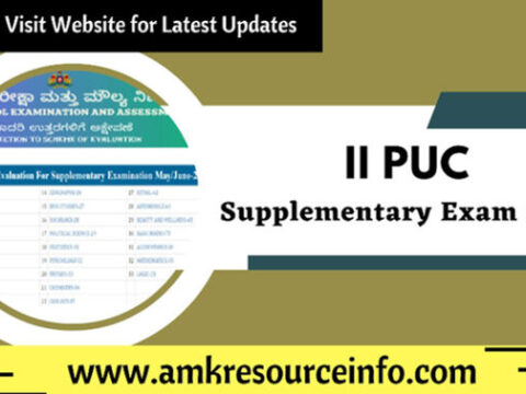 II PUC Supplementary Exam 2023