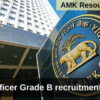 RBI Officer Grade B recruitment
