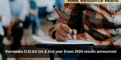 Karnataka D.El.Ed 1st & 2nd year Exam 2024 results announced