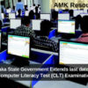 Karnataka State Government Extends last date to pass Computer Literacy Test (CLT) Examination