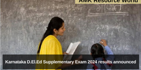 Karnataka D.El.Ed Supplementary Exam 2024 results announced