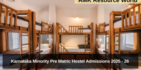Karnataka Minority Pre Matric Hostel Admissions 2025 - 26 Applications Open