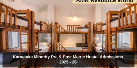 Karnataka Minority Pre & Post Matric Hostel Admissions 2025 - 26 Applications Open