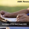Karnataka DPSE Main Exam May 2025 results announced