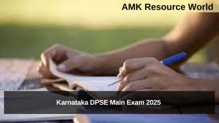 Karnataka DPSE Main Exam May 2025 results announced