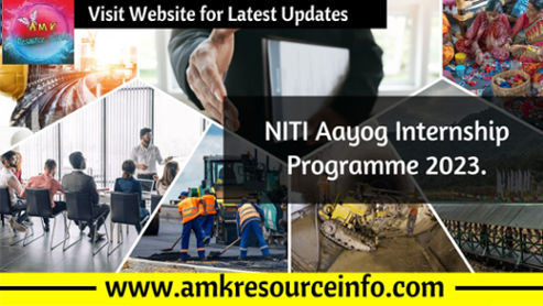 NITI Aayog Internship Programme 2023.