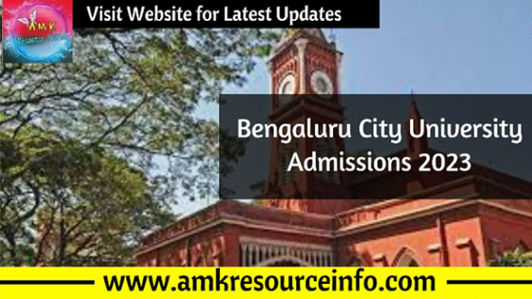 Bengaluru City University Admissions 2023