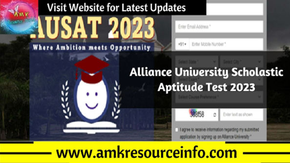 Alliance University Scholastic Aptitude Test 2023